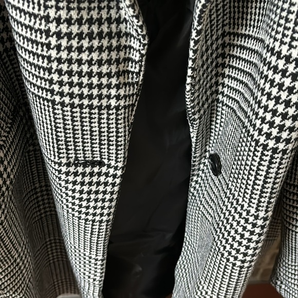 Womens Plus Size Maurice’s PeaCoat, 3X, Houndstooth - Picture 3 of 10